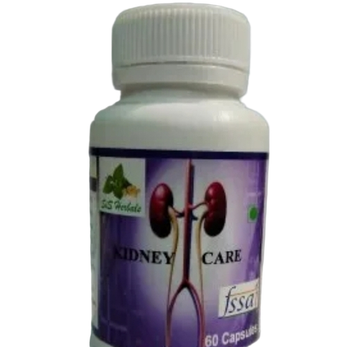 Herbal Kidney Care Capsule For Clinical - Natural Ingredients, Bottle Packaging, 60 Capsules | Daily Supplement, Safe Usage, Suitable For All