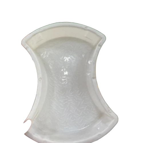 Damru Silicon Plastic Paver Mould - Plastic 8x8 Feet White, Durable Lightweight Reusable Mold