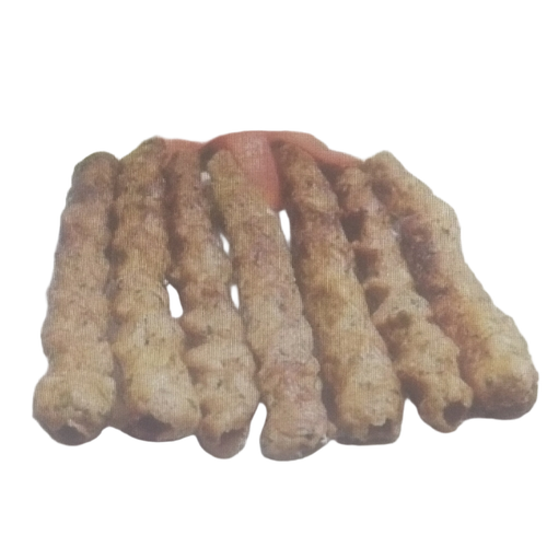 Frozen Chicken Seekh Kabab - Off White Vacuum Packed | Protein Rich Quick Freezing Easy Cooking