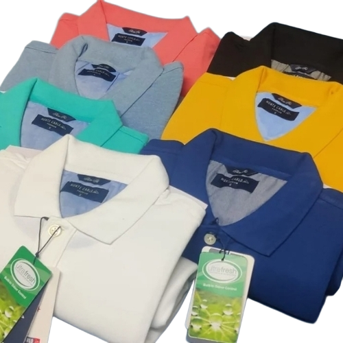 Monte Carlo T Shirt - Polyester, Various Colors, Polo Collar, Short Sleeves | Breathable, Lightweight, Durable Stitching, Comfort Fit
