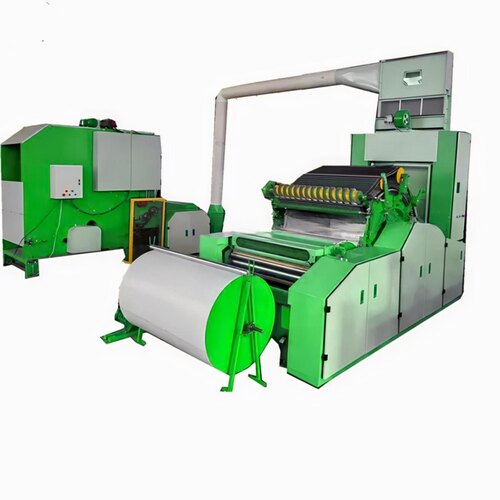 Automatic Absorbent Surgical Cotton Machine - Steel, Green | 1 Year Warranty