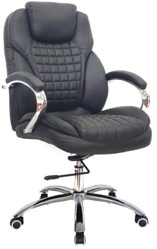 Comfortable Office Chair - Standard Size, Black | Durable, Easy To Clean, Eco-Friendly