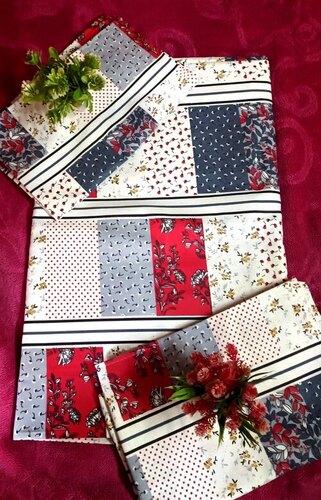 Cotton Bedsheet Set - 100% Cotton Full Size, Modern Design | Washable, Eco Friendly, Stylist