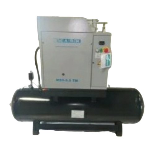 Mark Mss Tank Mounted 5.5 Kw 10 Bar Oil Injected Screw Air Compressor 