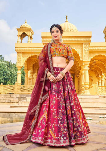Designer Printed Bridal Lehenga