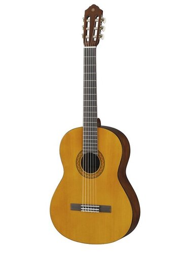 Musical Guitar - Wood Body Standard Size Brown | Manual Non-Electric Concert Instrument