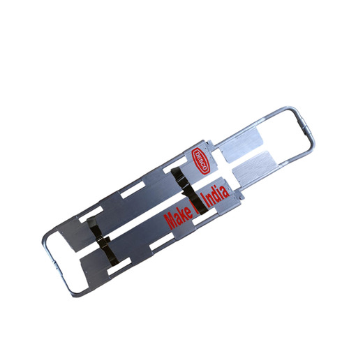 Scoop Stretcher Telescopic Silver - Dimension (L*W*H): 169 45 3 Cm Centimeter (Cm)