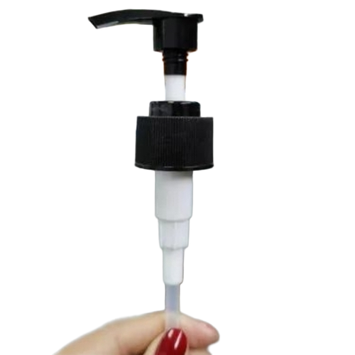 White Black Plastic Dispenser Lotion Pump