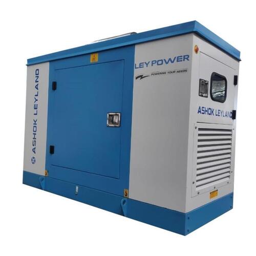 Diesel Silent Power Generator - Steel, Rectangular, Blue | Durable, Long Lasting, 3 Years Warranty