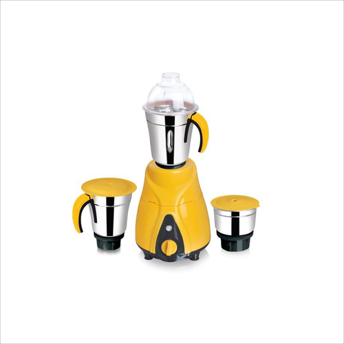 Durable Juicer Mixer Grinder - Plastic & Steel, Standard Size, Yellow | Electric 220v, Eco Friendly, Box Packaging