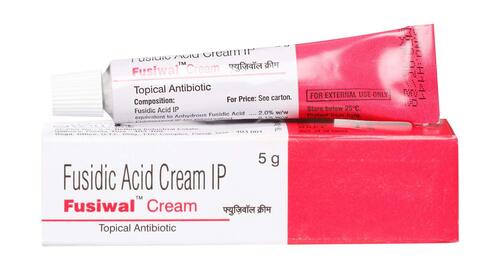 Fusidic Acid Cream - 5 Gram Tube | Good Quality, Oil & Ointment Form, 99% Purity, A Grade