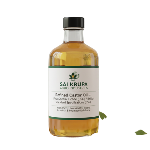 Refined Castor Oil - Acid Value: 2 Mgkoh/G
