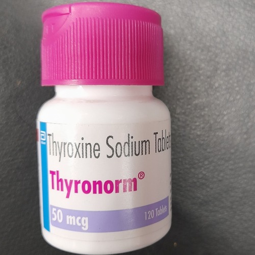 Thyronorm Thyroxin Sodium Tablet - 120 Tablets Bottle, General Medicines, Dosage As Per Direction