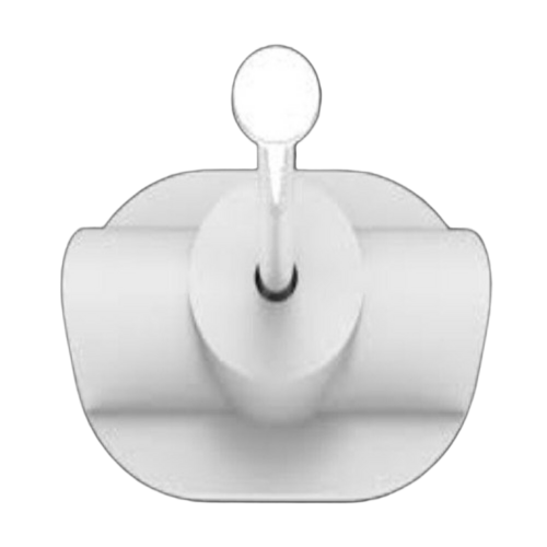 Batten Oval Nail Cable Clip - Color: White