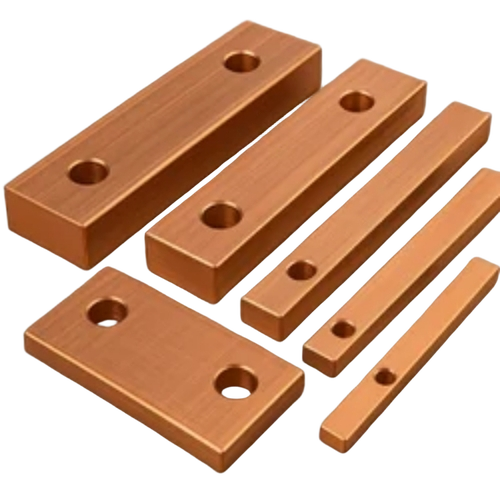 Pure Copper Strips - Rectangular Standard Size Rose Gold | A Grade New Eco Friendly