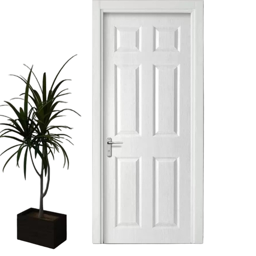 Pvc Bathroom Door - Custom Size White Inward/Outward Open Style | Tested Quality Standards Timely Delivery