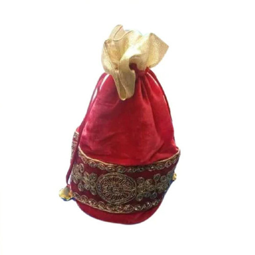 Red Velvet Potli Bag