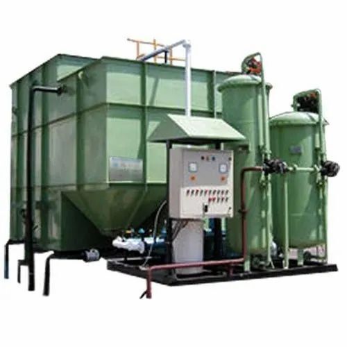 Sewage Treatment Plant - Steel, Green, Semi Automatic | Industrial Use, Electric Powered, Durable, Long Lasting