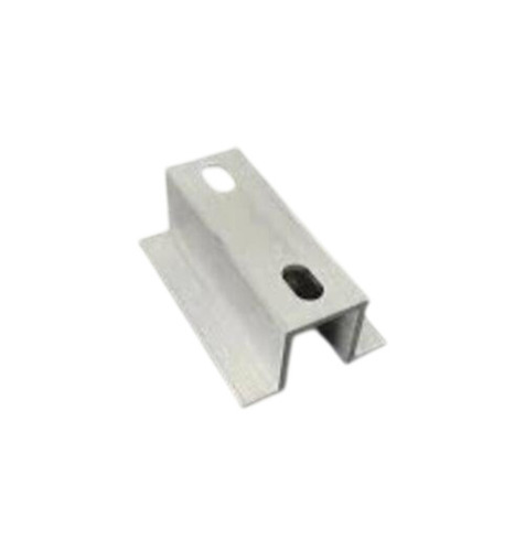 Solar Mid Clamp Double Hole - Color: Silver