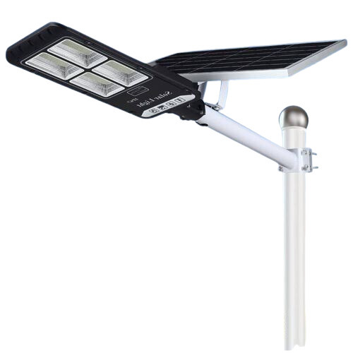 Solar Street Light - Standard Size, Black | Durable, Long Lasting, 3 Year Warranty, Commercial & Industrial Use