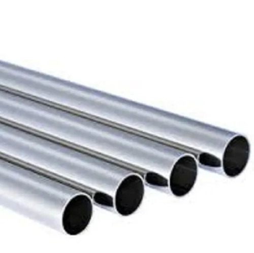 Stainless Steel Pipe - Stainless Steel, Silver, Round | Anti Rust, Polished Finish, Tested Quality