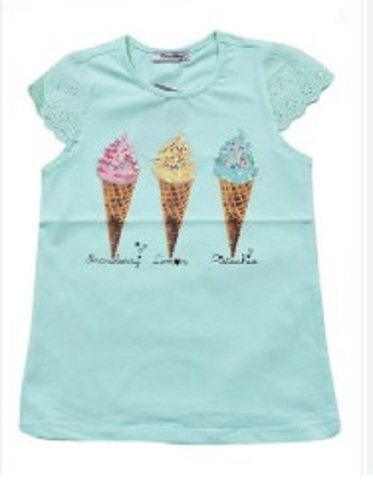 Girls Tops - Various Sizes, Multiple Colors, Printed Pattern | Anti Wrinkle, No Color Fade, Comfortable, Neat Stitching