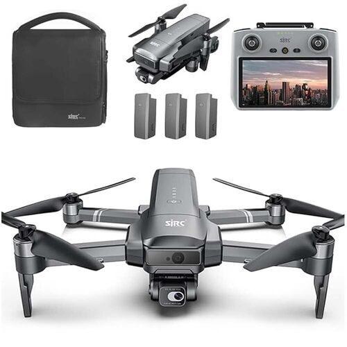 X-Verse SJRC F22 S2+ XR 4K GPS 5G Quadcopter Drones 3-Axis Gimbal HD Camera 6KM Repeater Plastic Screen Remote Control