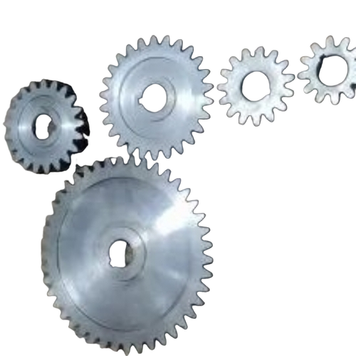 Industrial Spur Gear - Metal, Standard Size, Metallic Color | Rust Resistant, New Only, Timely Delivery