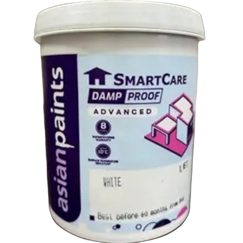 Smart Care Damp Proof Paint - Standard Size, White, Liquid | Long Shelf Life, High Gloss, Tested Quality