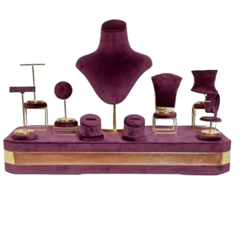 Suede Jewellery Display Stand