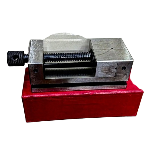 Toolmakers Vise - Metal, Silver and Red | Simple Control, 1 Year Warranty
