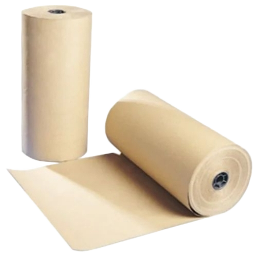 Brown Kraft Paper - Kraft Paper Roll, Brown, 150-200 GSM, Light Soft, Moisture Proof, High Fiber Tightness