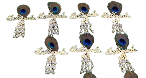 Ladkiwale Wedding Brooch - Metallic Brass Alloy, 3x2.5 Inches, Gold Plated | Unisex, Durable, Traditional & Modern Wedding Accessory