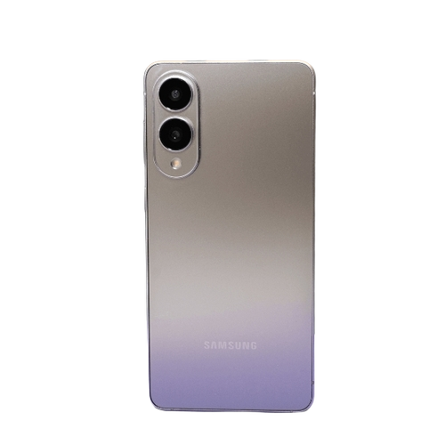 Samsung Mobile Phone - Metal & Glass Body, Standard Size, Gray & Purple, Fast Charging, HD Screen, Lightweight, Android System