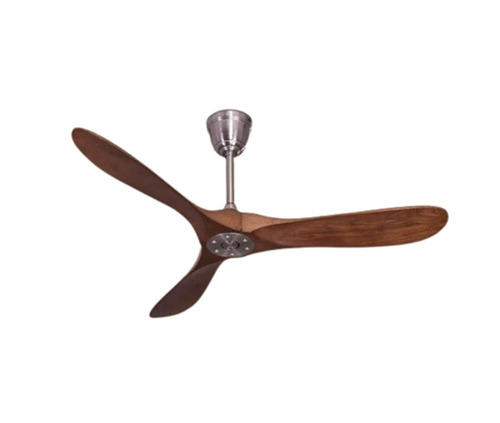 Designer Ceiling Fan - Aluminium, 52" Diameter, Brown | Quiet Operation, Power Efficient, Strong Build