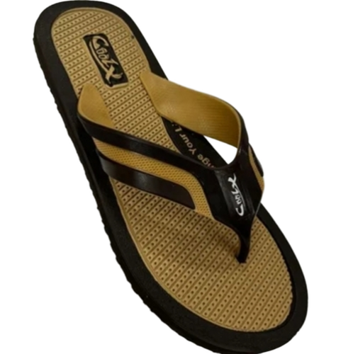 Men Green Flip Flop Slipper - Material: Rubber