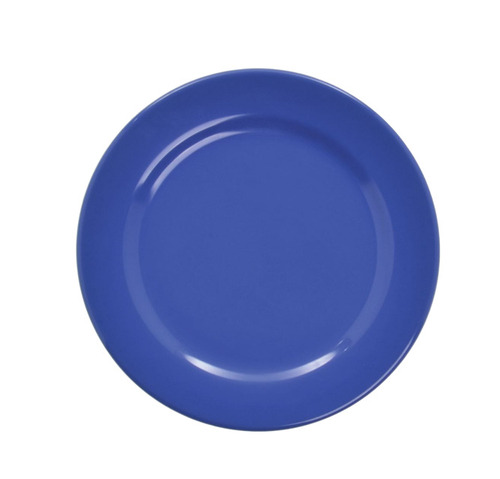 Melamine Dinner Plate - Melamine, Standard Size, Black, Round Shape, Water Washable, Heat & Cold Resistant, Durable