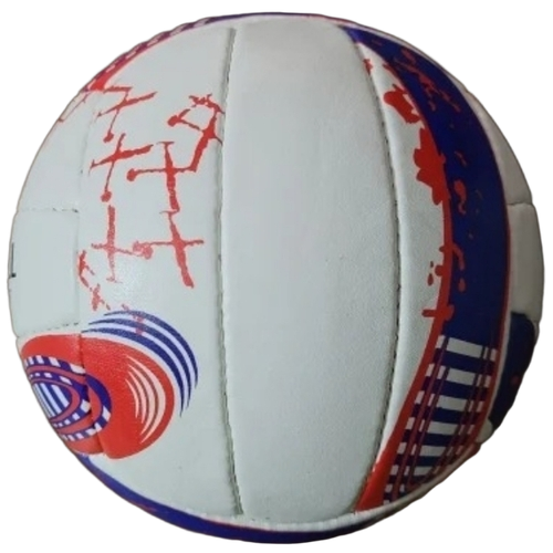 Volley Ball - Round Solid Surface, Water Resistant, White | Standard Size, Unisex, Easy To Play, Printed