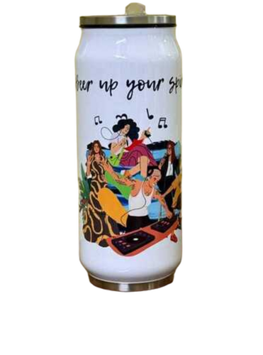 Printed Water Bottle - Metal Multi-Color | Personalized UV Printed Sipper Bottle for Branding & Gifts