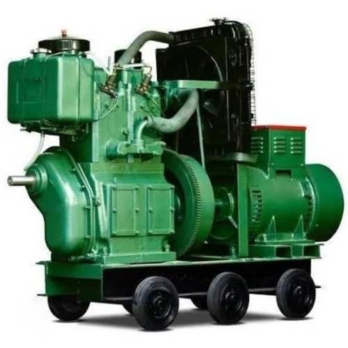 Water Cooled Diesel Generator - Metal Green 220-440 Volt | Durable Fuel Efficient Low Noise Reliable Performance