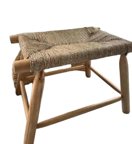 Wooden Rope Bench - Material: Wood