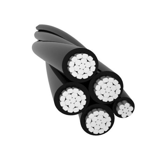 Black Aerial Bunched Cables - High Voltage 220-440V