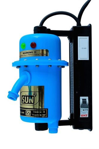 Electric Blue Water Heater - Metal Blue 220-300V | Energy Efficient Quick Heating Temperature Control Corrosion Resistant