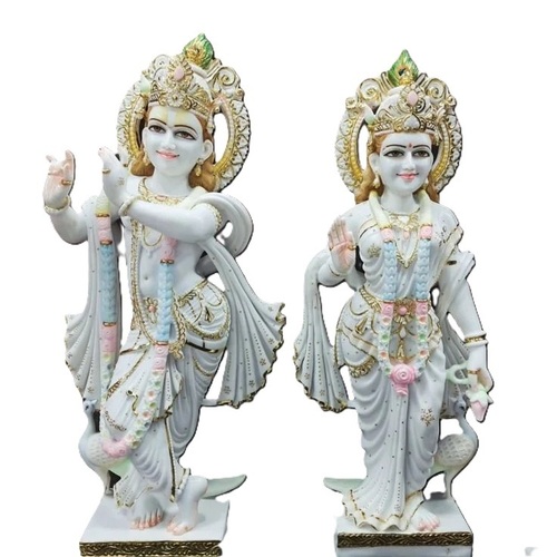 Marble Radha Krishna Statues