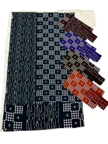 Rajwadi Nighty Fabric With Dupatta - Color: Multi Color