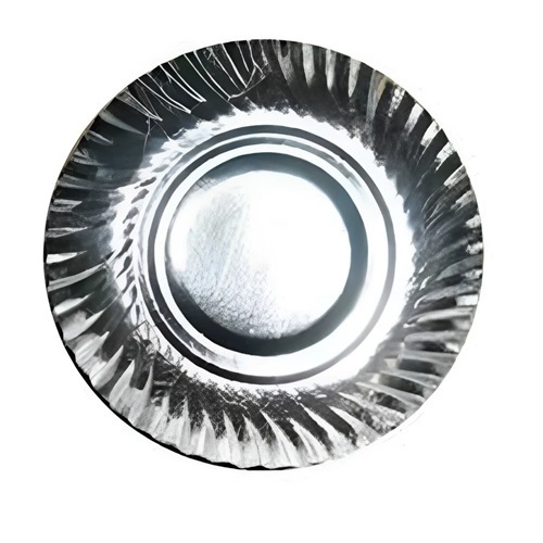 Silver Round Paper Plate - Paper All Sizes Silver | Disposable Leak Resistant Grease Resistant Food Grade Hygienic Lightweight