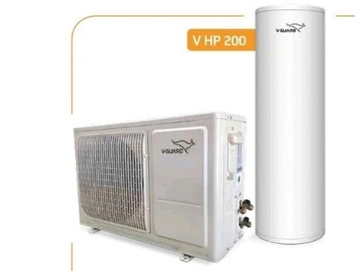 V Guard Heat Pump Water Heater - Stainless Steel Standard Size Multi Color | Energy Efficient Large Capacity Weather Resistant Eco Friendly Quick Heating Insulated Tank Durable