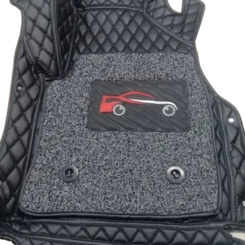 7 D Car Mats - Rubber, All Sizes | Durable Design, Water Resistant, Non Slip, Easy Cleaning, Custom Fit, Stylish Look, Anti Skid, Dust Resistant, Flexible Material
