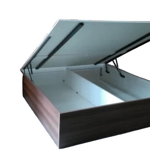 Double Plywood Hydraulic Bed - Wood, Multi Color, All Sizes | Sturdy Frame, Smooth Operation, Space Saving, Durable Design