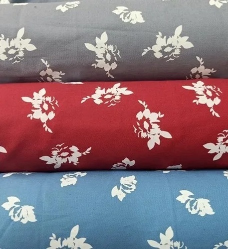 Floral Print Fabric - Cotton, Colorful Printed Pattern | Soft Texture, Breathable, Durable, Flexible, Fade Resistant